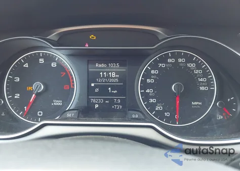 2013 Audi A4 2.0T Premium z USA, uszkodzony, nr VIN WAUBFAFL4DN032793